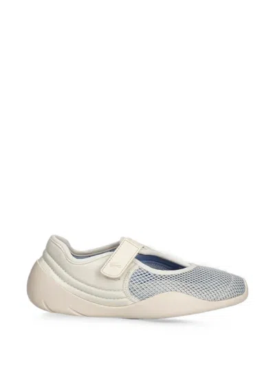 Lacoste Low Mystere Mesh Touch-strap Sneakers In Neutral