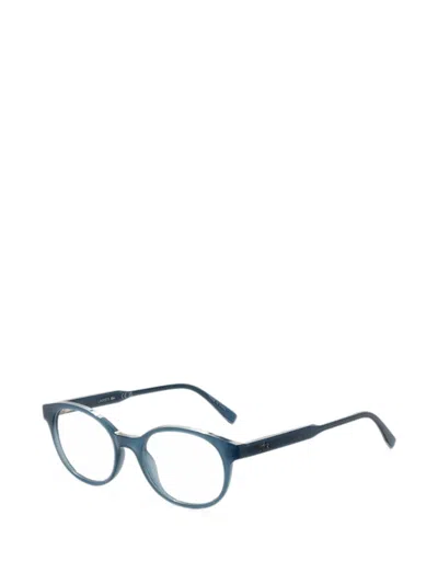 Lacoste Lumi Round-frame Glasses In Gray