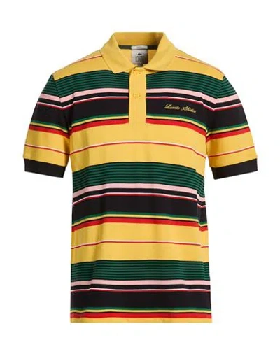 Lacoste Lve Lacoste L!ve Man Polo Shirt Yellow Size L Cotton In Multi