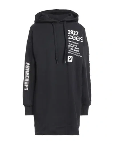 Lacoste Lve Lacoste L!ve Woman Mini Dress Black Size 4 Cotton