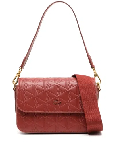 Lacoste Maheki Crossbody Bag In Red