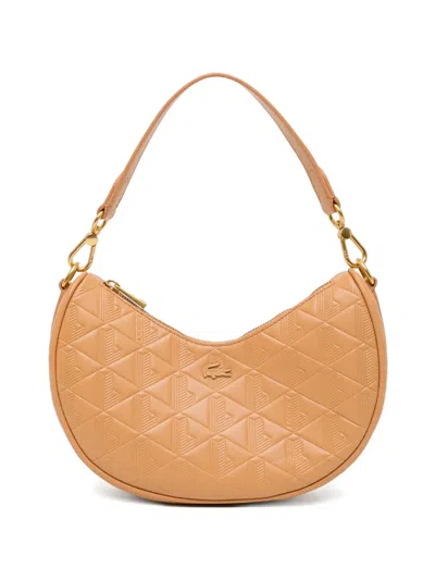 Lacoste Maheki Shoulder Bag In Brown