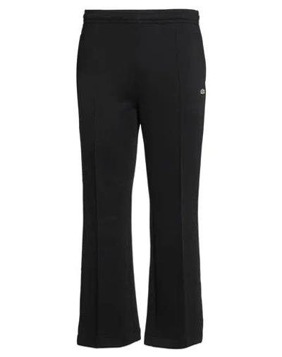 Lacoste Man Pants Black Size 6 Cotton, Polyester