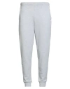 Lacoste Man Pants Light Grey Size 6 Polyester, Cotton, Elastane In Gray