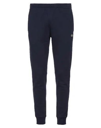 Lacoste Man Pants Midnight Blue Size 3 Cotton, Polyester
