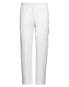 Lacoste Cotton-blend Stripe Sweatpants In White