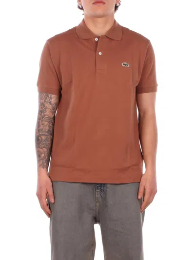 Lacoste Man Polo 1212 Lfa Tobacco Polo In Brown