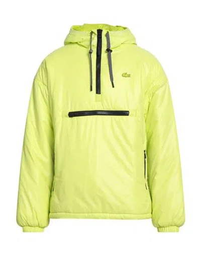 Lacoste Man Puffer Yellow Size 44 Polyamide