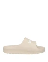 Lacoste Man Sandals Off White Size 9 Rubber In White