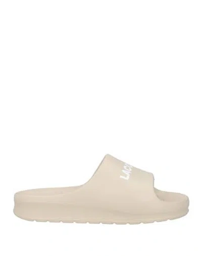 Lacoste Man Sandals Off White Size 9 Rubber