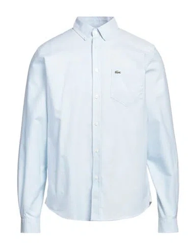 Lacoste Man Shirt Sky Blue Size 15 ¾ Cotton