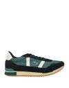Lacoste Man Sneakers Sage Green Size 8 Leather, Textile Fibers