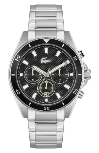 Lacoste Mainsail Chronograph Bracelet Watch, 43mm In Black