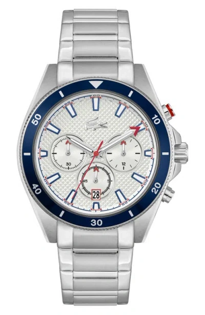 LACOSTE LACOSTE MAINSAIL CHRONOGRAPH BRACELET WATCH, 43MM