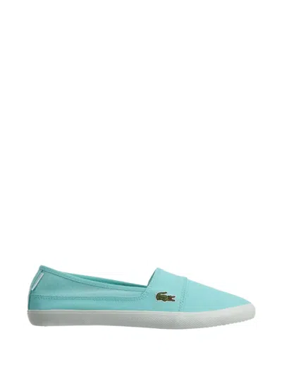 Lacoste Marice Canvas Slip-on Sneakers In Blue