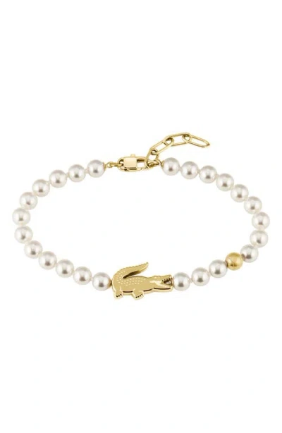 Lacoste Matchpoint Bracelet In Gold