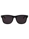 Lacoste Matte Black Acetate Sunglasses In Black