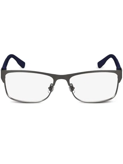 Lacoste Matte Finish Rectangle Glasses In White