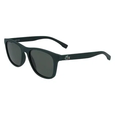 Lacoste Matte Green Acetate Sunglasses In Neutral