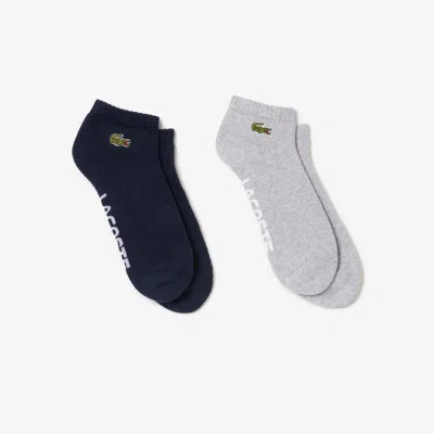 Lacoste Men's 2-pack Sport Socks - 12.5 - 15 In Blue
