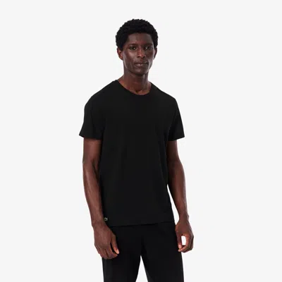 Lacoste Men's 3-pack Lounge T-shirts In Black