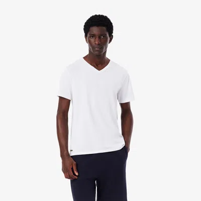 LACOSTE MEN'S 3-PACK SLIM FIT LOUNGE T-SHIRTS