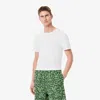 Lacoste 3-pack Cotton Crewneck T-shirts In White
