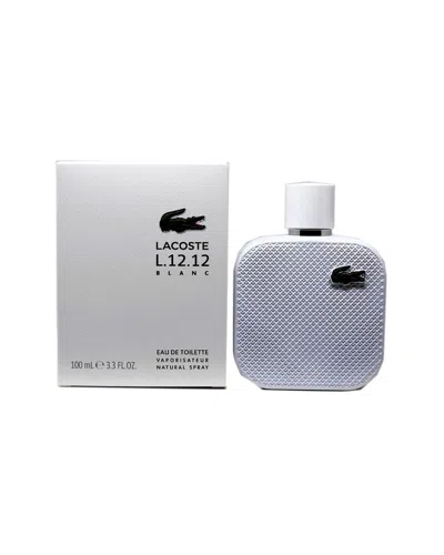 Lacoste Men's 3.3oz L.12.12 Blanc Edt Spray