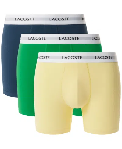 Lacoste Men's 3pk. Regular-fit Logo Boxer Briefs
