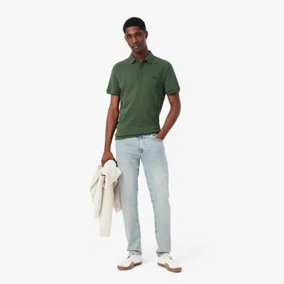 Lacoste Men's 5-pocket Slim Fit Indigo Jeans - 4 - 30/34 In Blue