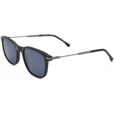 Lacoste Men's 51 Mm Blue Sunglasses In Black