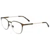 Lacoste Men's 51mm Matte Brown Opticals In Neutral