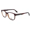 Lacoste Men's 54 Mm Eyeglasses In Brown