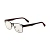 Lacoste Men's 55mm Matte Dark Opticals In Black