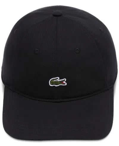 Lacoste Men's Adjustable Logo Cap In Black