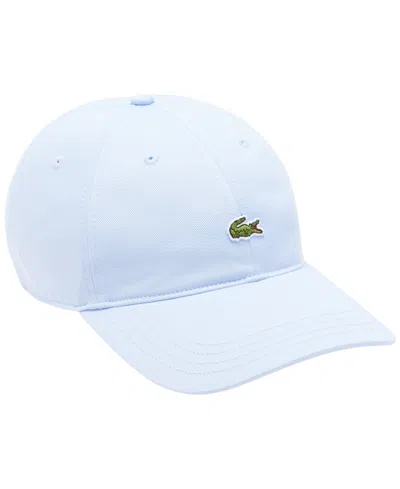 Lacoste Men's Adjustable Strap Twill Cap In Blue