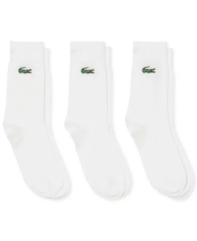 Lacoste 3-pack Socks - 3 - 5.5 In Multi