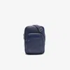 Lacoste Men's Angy Grain Leather Satchel - One Size In Blue