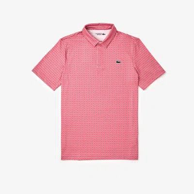 Lacoste Men's Regular Fit Uv Protect Golf Polo - Xl - 6 In Pink