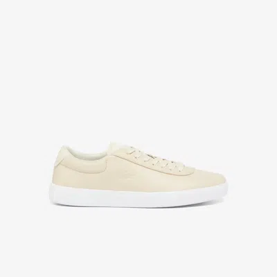 Lacoste Men's Baseshot Evo Leather Sneakers - 10 In White