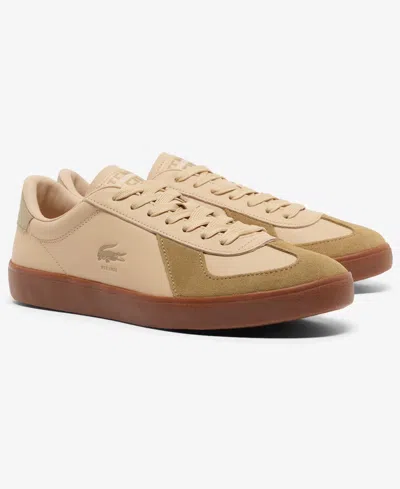 Lacoste Men's Baseshot Pro Leather Sneakers - 11 In Brown
