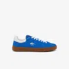 Lacoste Men's Baseshot Suede Sneakers - 9.5 In Blue