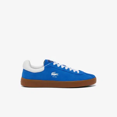 Lacoste Men's Baseshot Suede Sneakers - 9.5 In Blue
