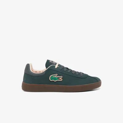 Lacoste Men's Baseshot Suede Sneakers - 10.5 In Green