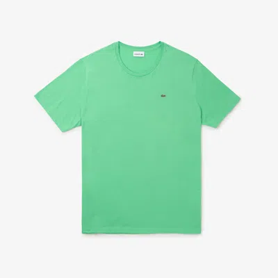 Lacoste Men's Big Fit Crew Neck Cotton Jersey T-shirt - 2xl Big In Green