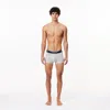 Lacoste Men's Trunks 3-pack In Grey