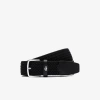 Lacoste Men's Stretch Canvas Belt - 51 In In Black