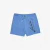 Lacoste Men's Branded Cotton Shorts - 3xl Big In Blue