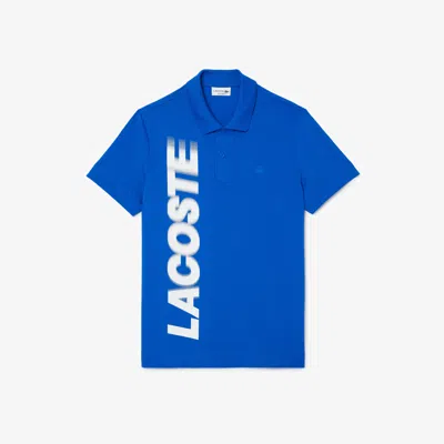 Lacoste Men's Regular-fit Logo Polo Shirt In Blue