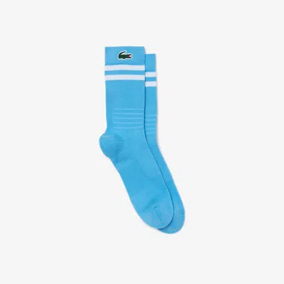 Lacoste Men's Lightweight Cotton Athletic Socks - 6.5 - 8.5 In Blue